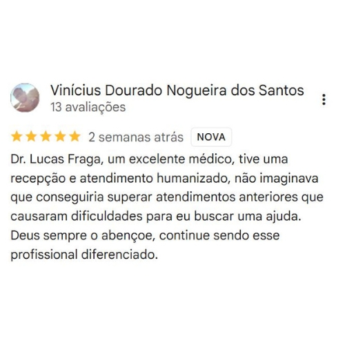 Depoimento Google Dr. Lucas Fraga