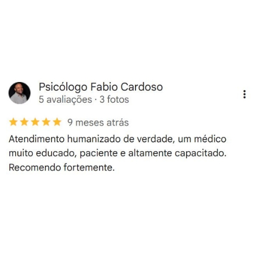 Depoimento Google Dr. Lucas Fraga