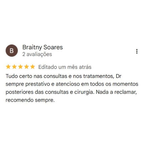 Depoimento Google Dr. Lucas Fraga