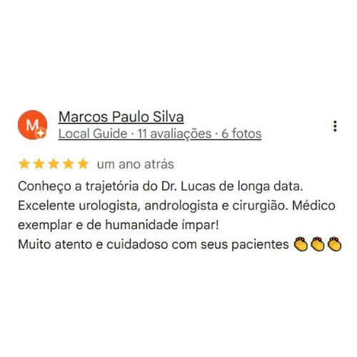 Depoimento Google Dr. Lucas Fraga