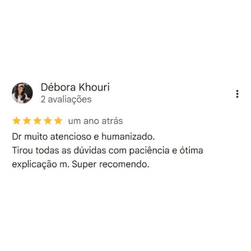 Depoimento Google Dr. Lucas Fraga
